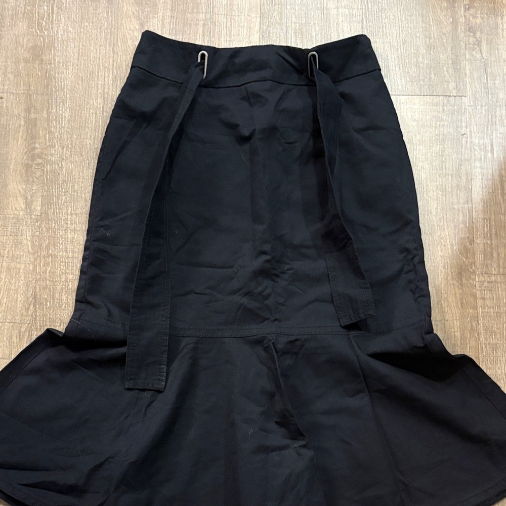 Ann Taylor Black Tie Trumpet Skirt